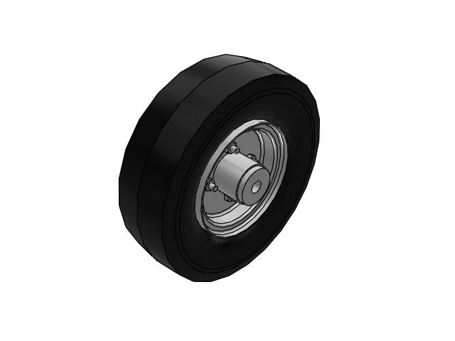 SF Pneumatic Rubber 8.6 Wheel with Ball Bearing