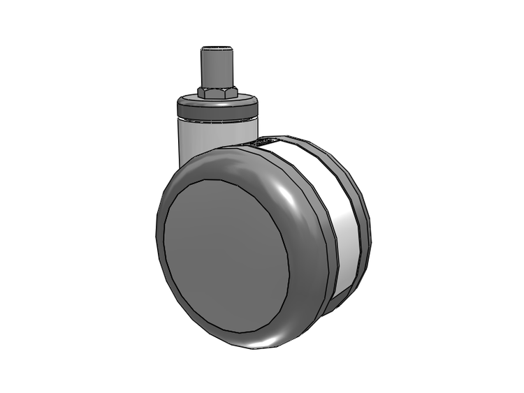 Twin-Med TM Caster with 4 x 2.6094 Wheel