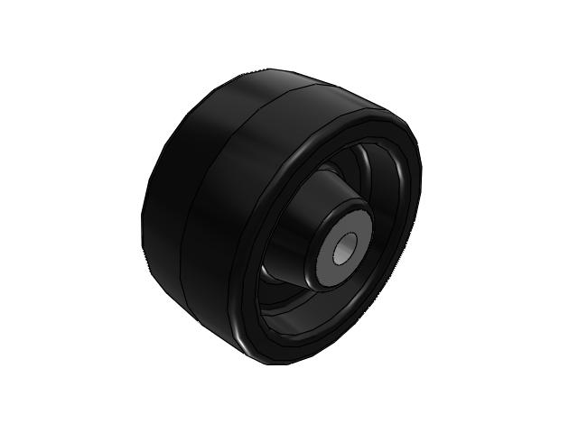 TM Phenolic 4 x 2 Wheel with Straight Bearing