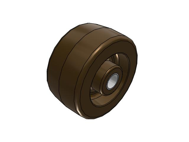 TR High-Heat Phenolic 6 x 3 Wheel with Straight Bearing