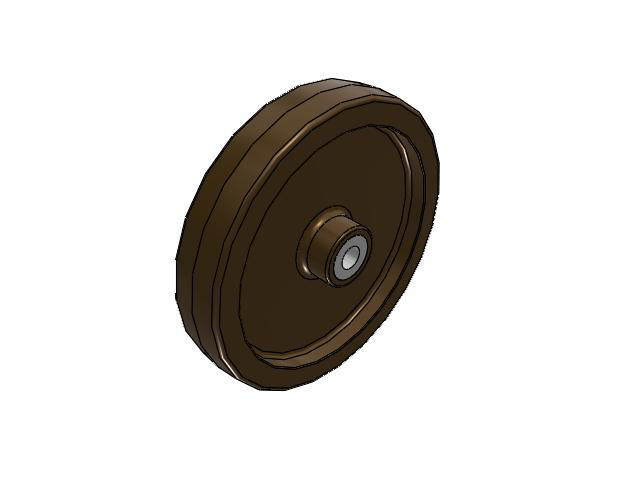 TR High-Heat Phenolic 16 x 3 Wheel with Straight Bearing