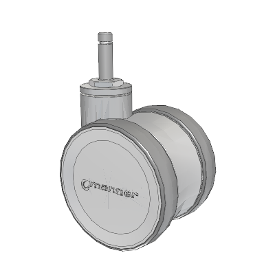Twist Grip Ring Caster with 100 x 2 TPU (95a) Wheel