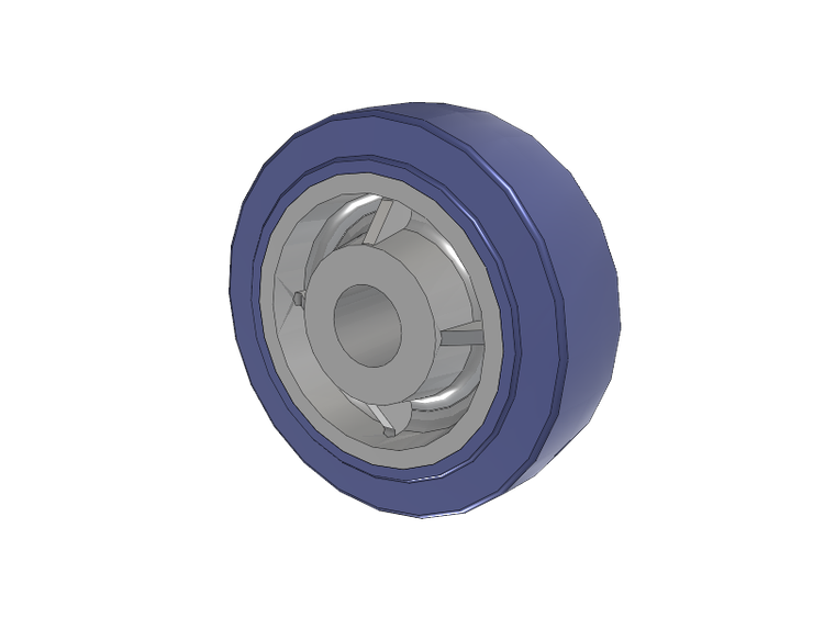 HydroTech 6 x 2 Wheel with Plain Bearing