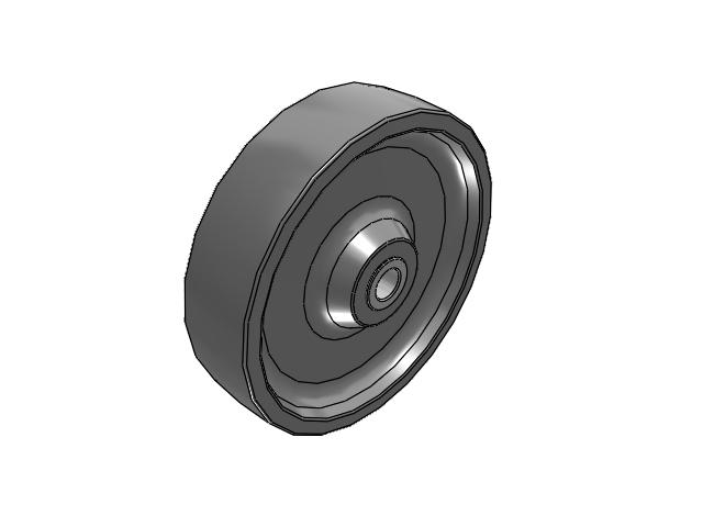 XP X-treme Plus Solid Polyurethane 8 x 2 Wheel with Delrin Bearing