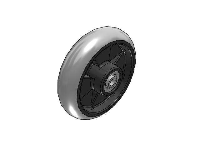 XR X-tra Soft Rubber Wheels 10 x 2-1/2 with Precision Ball Bearing