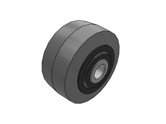 XS X-tra Soft Rubber Wheels 4 x 2 with Delrin Bearing