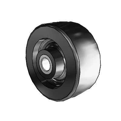 Polyolefin 2 x 0.875 Wheel with Delrin Bearing