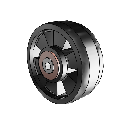 Maxim Thermoplastic Compound 4 x 1.5 Wheel with Bronze Bearing
