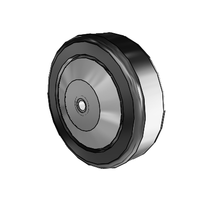 Phenolic Phenolic Resin 5 x 1.5 Wheel with Delrin Bearing