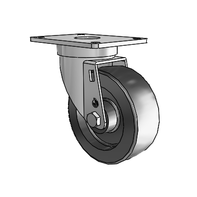 S30 Series Top Plate Stainless Steel Swivel Caster with 4 x 1.5 Hi-Temp Resin Wheel