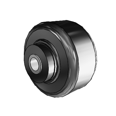 Phenolic Phenolic Resin 3 x 1.5 Wheel with Roller Bearing