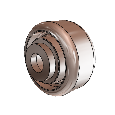 Thermo Nylon Resin 3 x 1.5 Wheel with Without Bearing