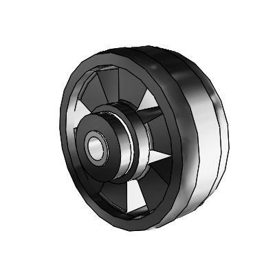 Maxim Thermoplastic Compound 4 x 1.5 Wheel with Delrin Bearing