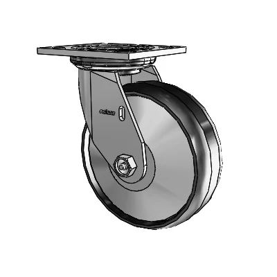 4 Series 2 Inch Wide Top Plate Swivel Caster Caster with 6 x 2 Maxim Wheel