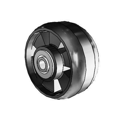 Maxim Thermoplastic Compound 4 x 2 Wheel with Delrin Bearing