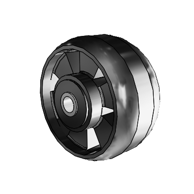 Maxim Thermoplastic Compound 4 x 2 Wheel with Roller Bearing