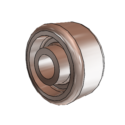 Thermo Nylon Resin 4 x 2 Wheel with Without Bearing