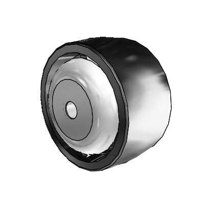 Polyolefin 4 x 2 Wheel with Roller Bearing