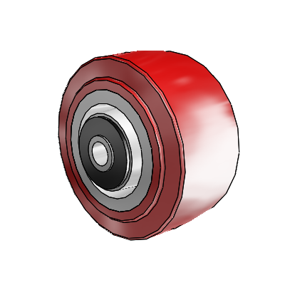 Polyurethane Hi-Tech HI-TECH Polyurethane Polyolefin 4 x 2 Wheel with Roller Bearing