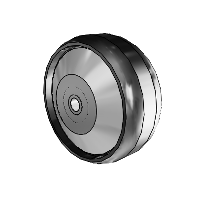 Maxim Thermoplastic Nylon 5 x 2 Wheel with Bronze Bearing