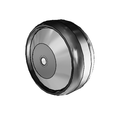 Maxim Thermoplastic Nylon 5 x 2 Wheel with Roller Bearing