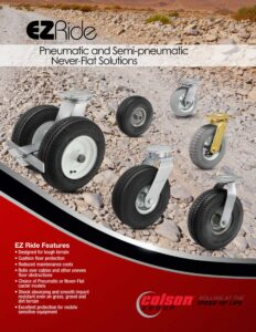 Colson Group EZ-Ride pneumatic casters