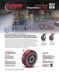 Colson Group Hi-Tech Polyurethane Wheels