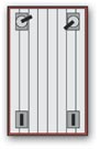 Two Rigid, Two Swivel
