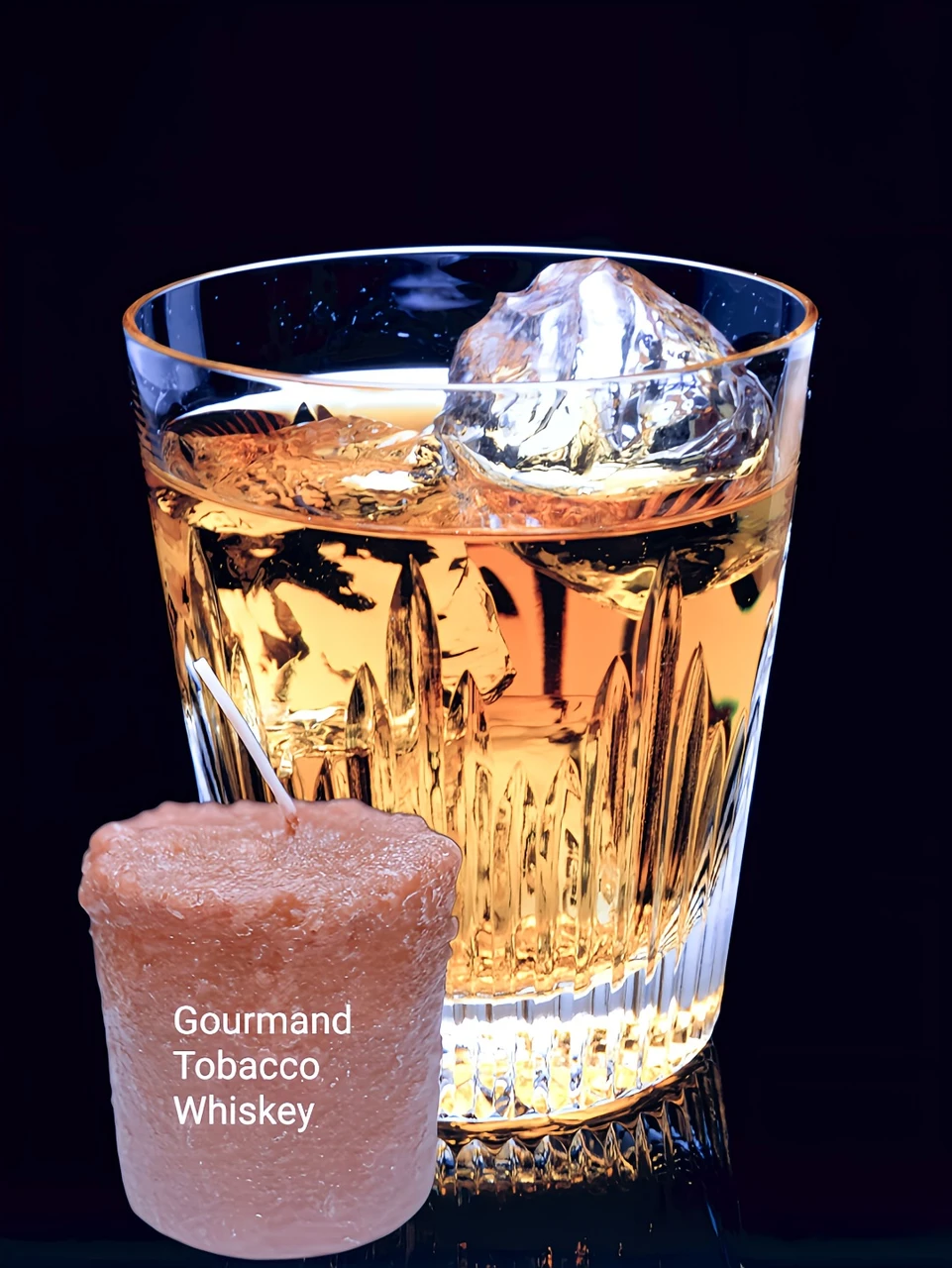 Gourmand Tobacco Whiskey Mini Candle