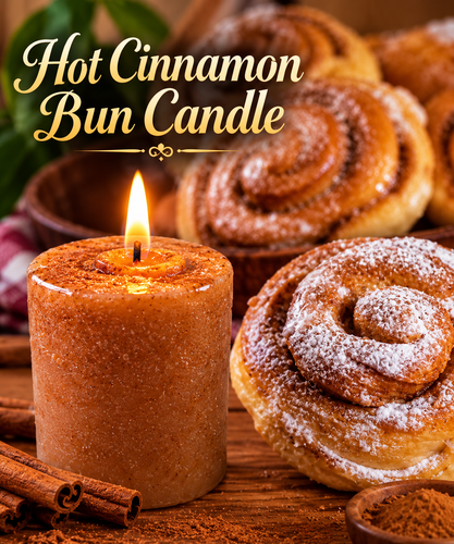 Hot Cinnamon Bun Candle mini Candle