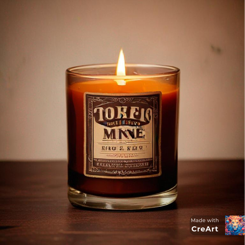 Gourmand Tobacco Whiskey Mini Candle