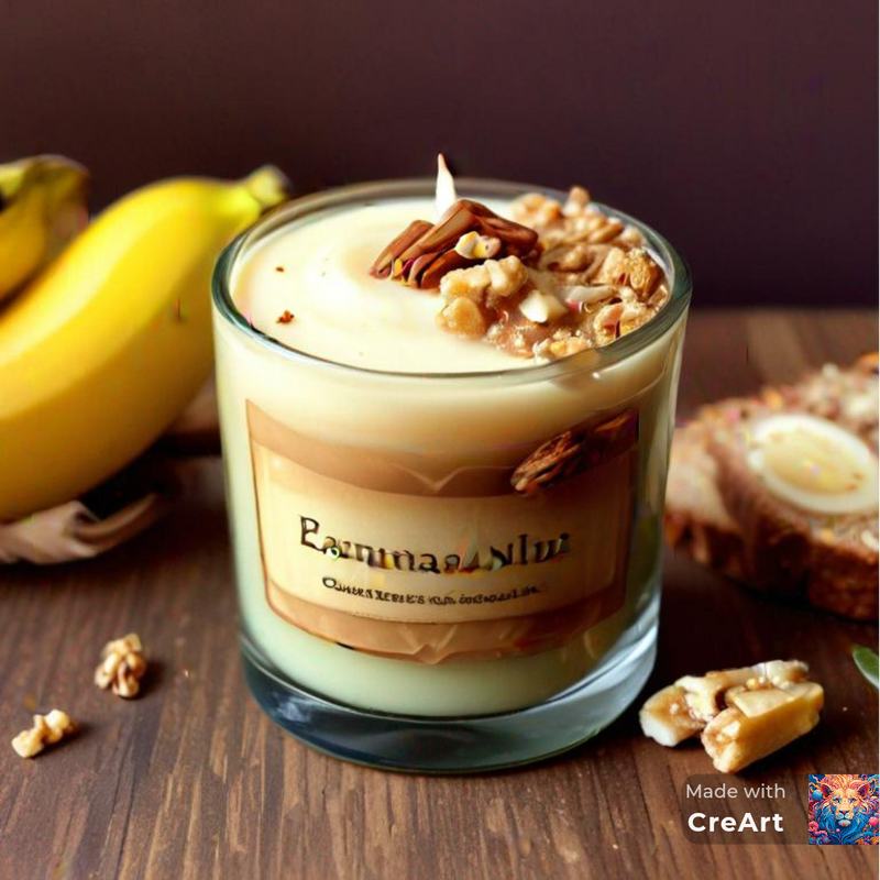 Sweet Banana Nut Bread Mini Candle