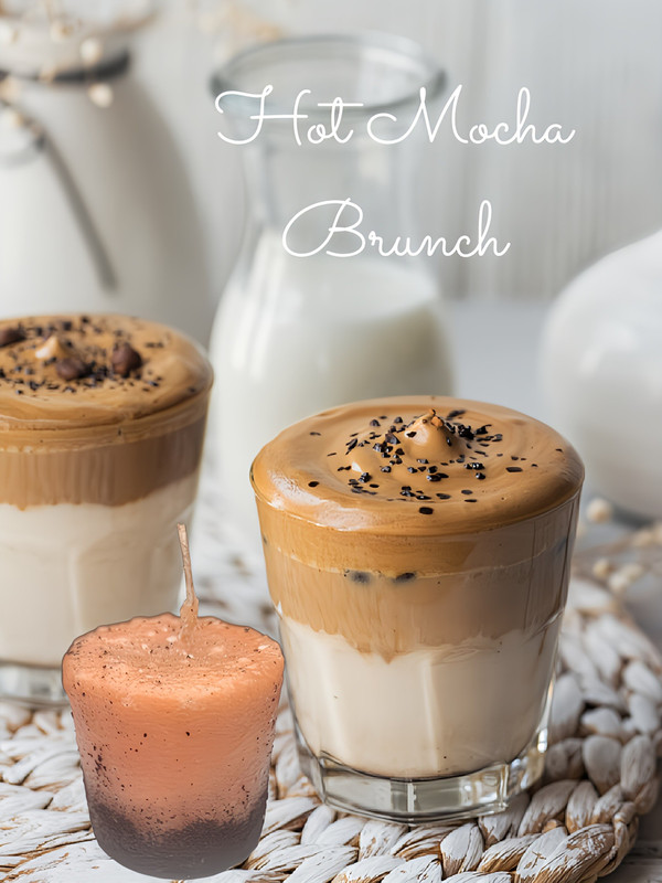 Hot Mocha Brunch  mini Candle