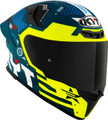 KYT TT-Revo Fuselage Matte Yellow Helmet