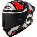 KYT TT-Revo Electron Matte Grey Red Helmet