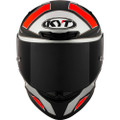 KYT TT-Revo Electron Matte Grey Red Helmet