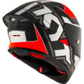 KYT TT-Revo Electron Matte Grey Red Helmet