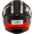 KYT TT-Revo Electron Matte Grey Red Helmet