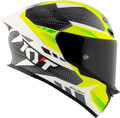 KYT TT-Revo Gear Black Yellow Helmet