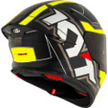 KYT TT-Revo Electron Matte Black Yellow Helmet