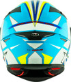 KYT TT-Revo Grand Prix White Light Blue Helmet