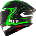 KYT TT-Revo Overtech Black Green Helmet