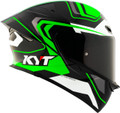 KYT TT-Revo Overtech Black Green Helmet