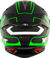 KYT TT-Revo Overtech Black Green Helmet
