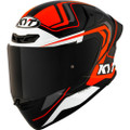 KYT TT-Revo Overtech Black Orange Helmet
