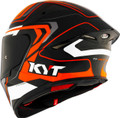 KYT TT-Revo Overtech Black Orange Helmet