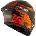 KYT TT-Revo Combustion Orange Matte Helmet
