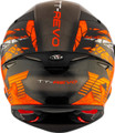 KYT TT-Revo Combustion Orange Matte Helmet