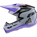 ALPINESTARS Youth SM3 Jettson Helmet - Purple/Gray