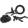 HAWG HALTERS INC Dominator Mid-Controls Kit - HARLEY DAVIDSON Mid-Control CBL Clutch Black